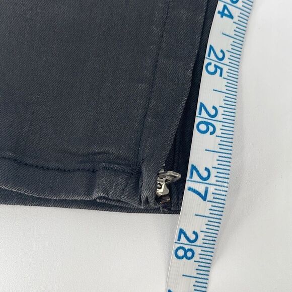 Rag & Bone Intermix Womens Skinny Zipper Capri Jeans Stretch‎ Black Size 27 - Picture 12 of 12